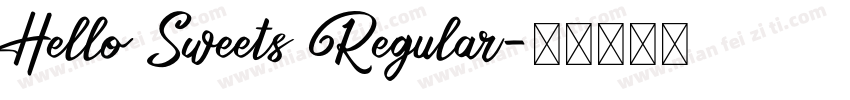 Hello Sweets Regular字体转换